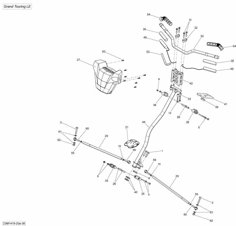 snowmobile BRP  GRAND TOURING LE 600HOE XR, 2014 -  
