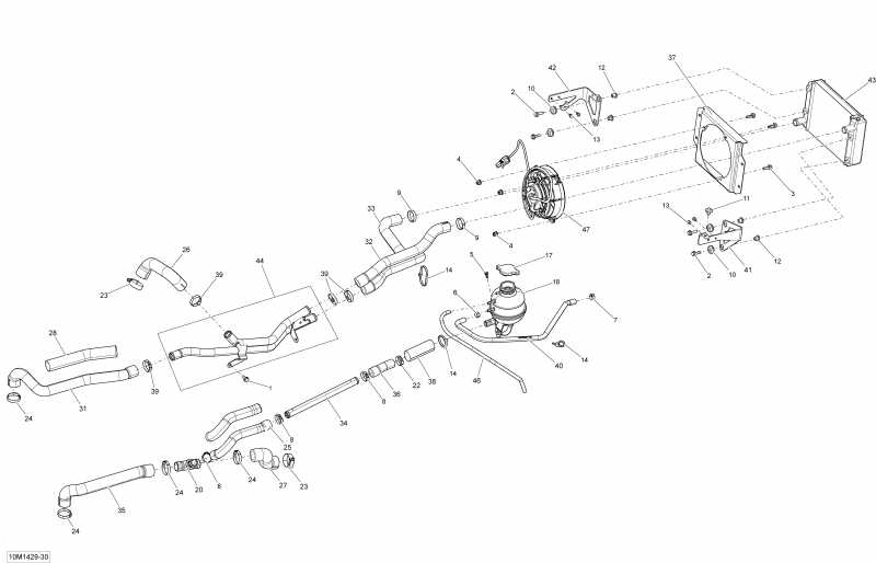 SKIDOO  GRAND TOURING SPORT 600ACE XP, 2014 -  System