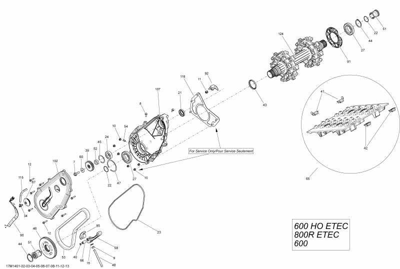 snowmobile - Drive System