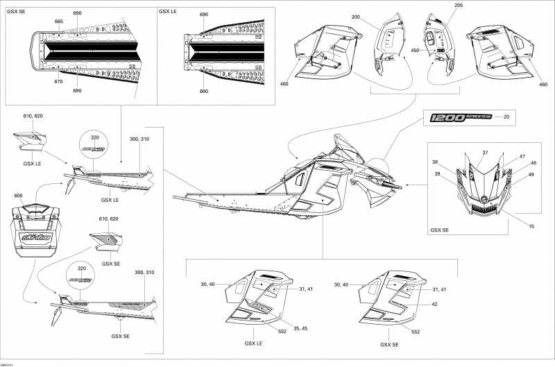 Ski-doo - Decals Se