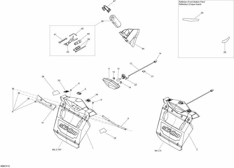 snowmobile Skidoo - 46m1415