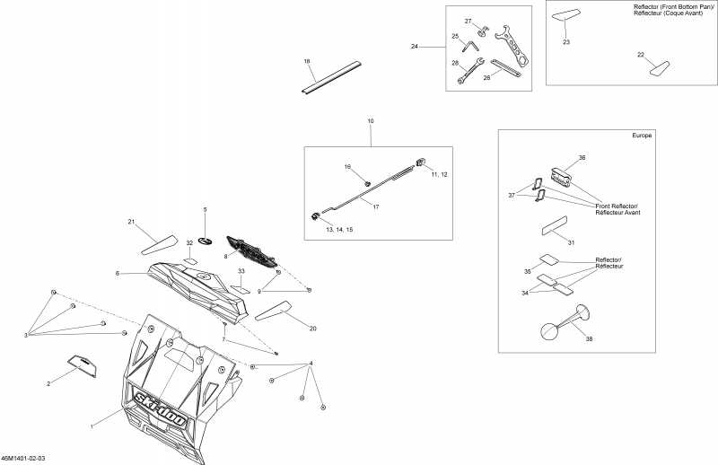 �������� BRP SkiDoo MXZ TNT 600HOE XS, 2014 - 46m1401