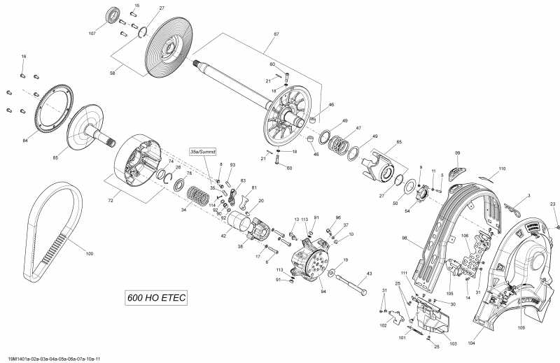 Ski Doo MXZ X-RS 600HOE XS RS, 2014 - 19m1403a