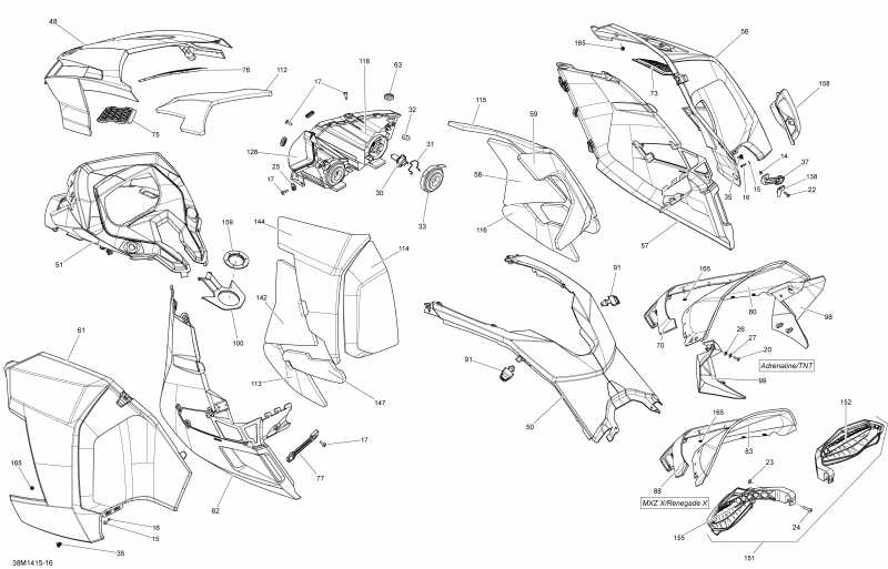  Ski Doo  MXZ X 12004TEC XR, 2014 - 38m1415