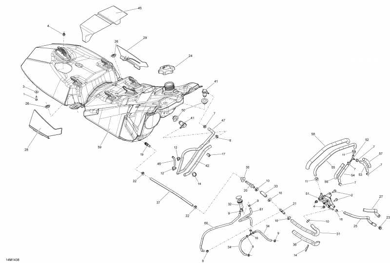 snowmobile ski-doo - 14m1438