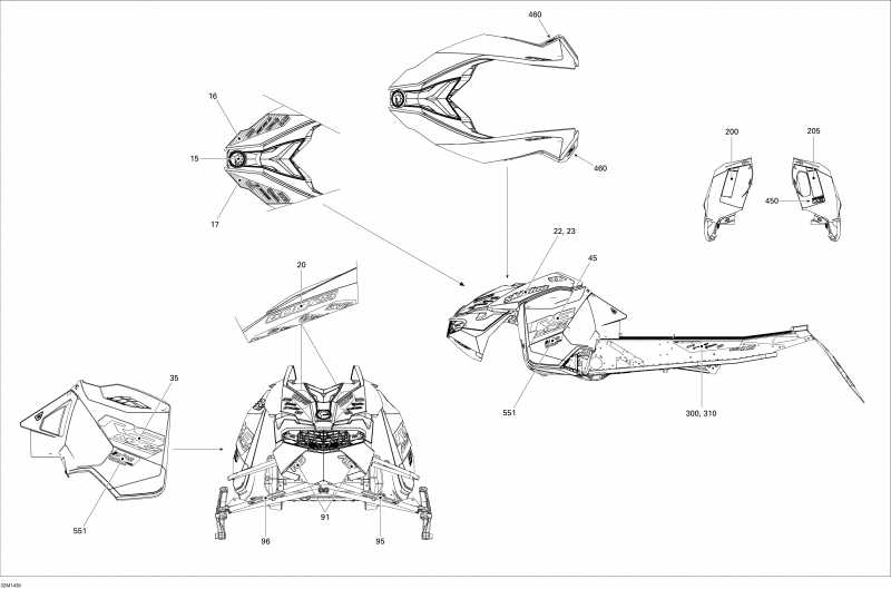 snowmobile Skidoo  MXZ X 600RS XS RS, 2014 - 32m1438