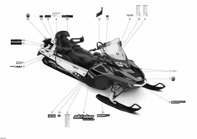 �������� Skidoo Expedition LE 900 ACE, 2015 ������ - 33m1556