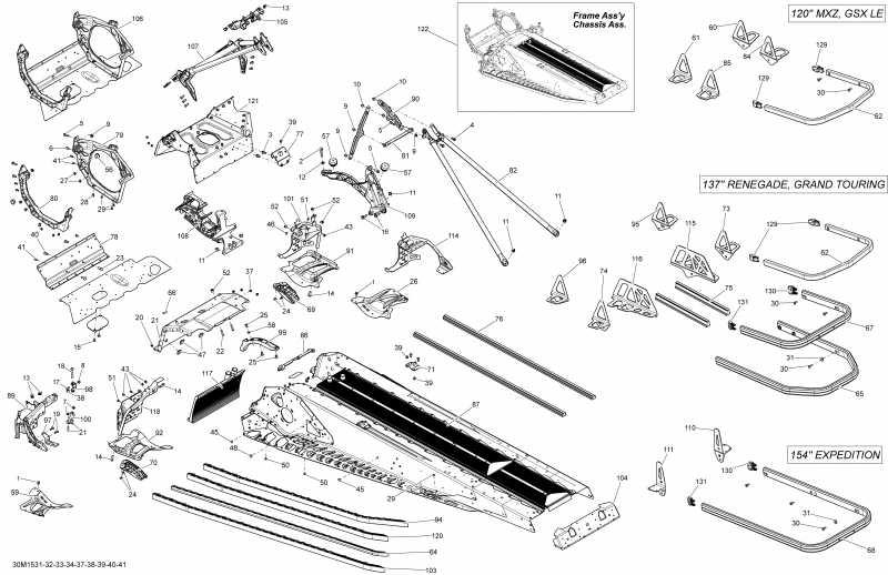 BRP SkiDoo Expedition Sport 600ACE XS154, 2015 ������ - 30m1534