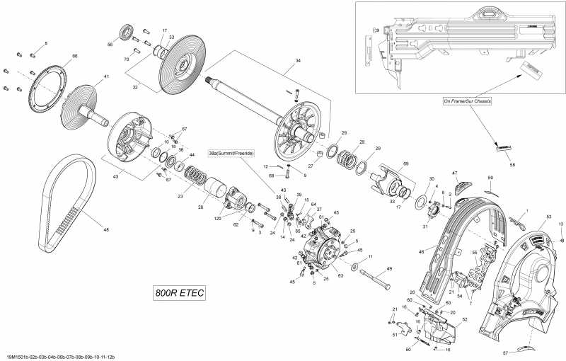  ski-doo Freeride 800RETEC XM-RS, 154, 2015  - 19m1510