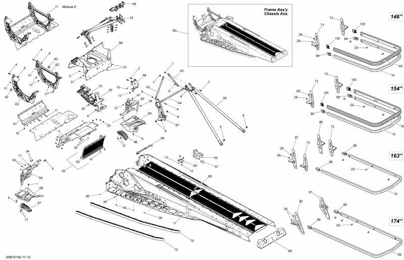 snowmobile BRP - 30m1510b