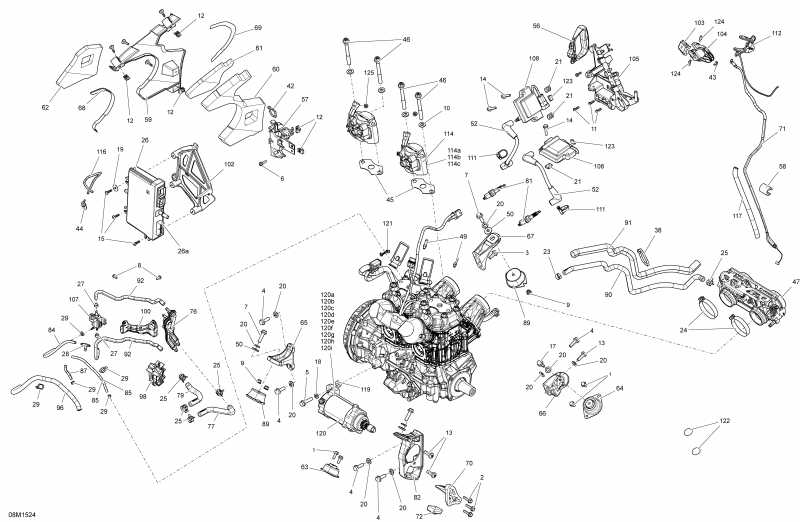 �������� BRP SkiDoo ������ Grand Touring LE 600HOETEC XR137, 2015 - 08m1524