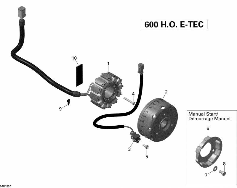 snowmobile ski-doo Grand Touring LE 600HOETEC XR137, 2015  - 04r1520