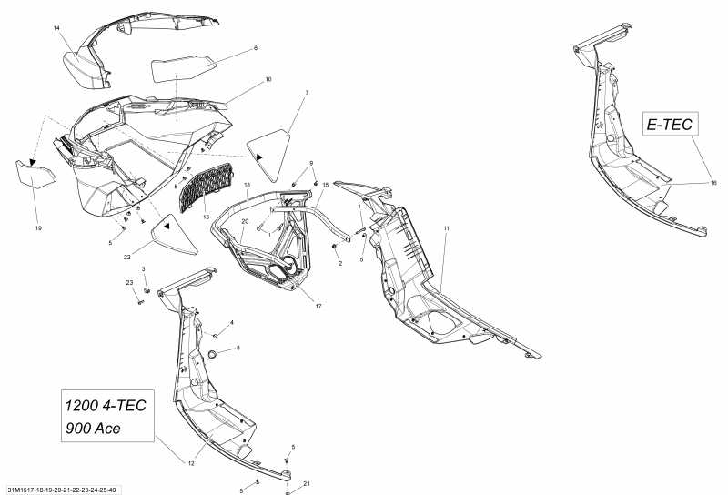  ski-doo  Grand Touring LE 600HOETEC XR137, 2015 - 31m1524