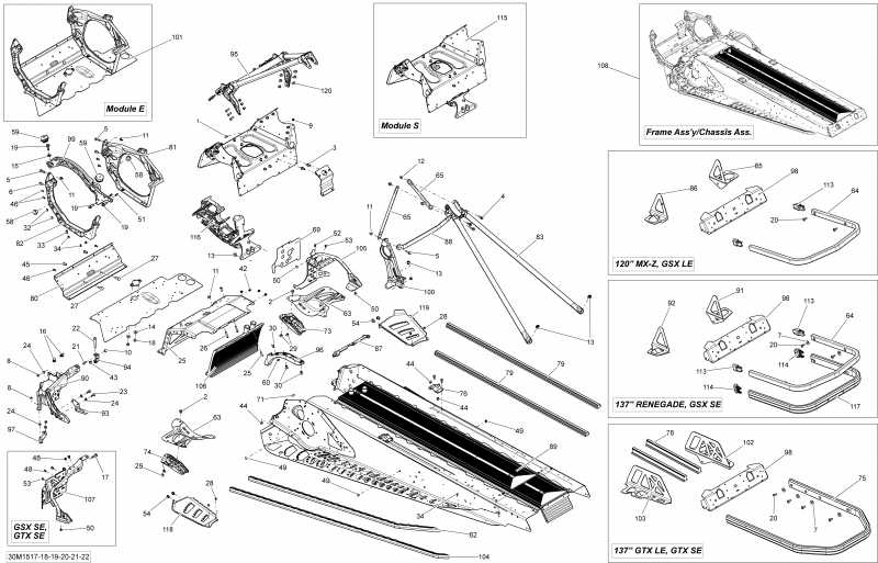 snowmobile Ski Doo - 30m1522