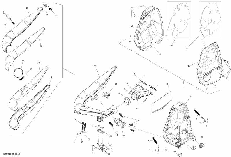  Ski-doo Grand Touring Sport 550F XP137, 2015  - 13m1527