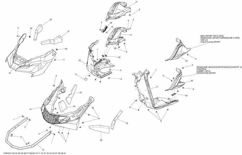  Ski-doo GSX LE 600HOETEC XS120, 2015  - 31m1505