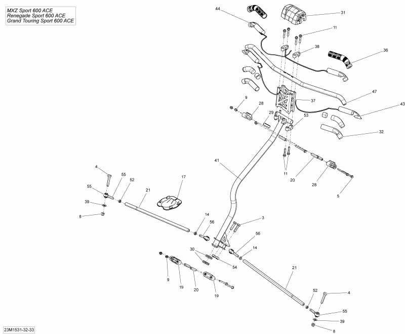  BRP MXZ Sport 600ACE XS120, 2015  - 23m1531