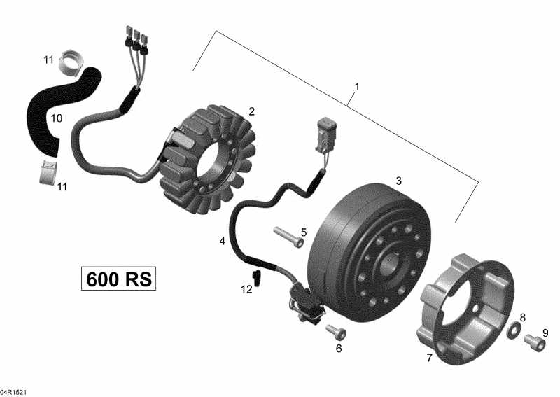  Skidoo MXZ X-RS 600HOE XS RS, 2015  - 04r1521