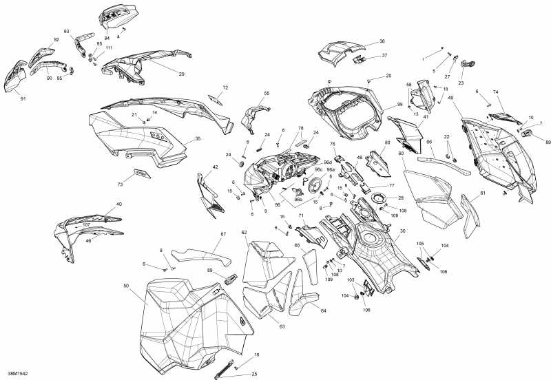  Skidoo MXZ X-RS 600HOE XS RS, 2015  - 38m1542