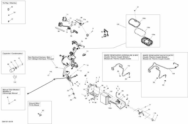 snowmobile  Renegade Adrenaline 600HOETEC XS137, 2015 - 33m1506