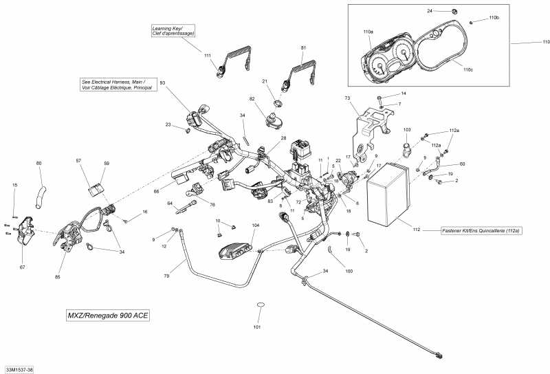 snowmobile Ski-doo  Renegade Adrenaline 900ACE XS137, 2015 - 33m1538