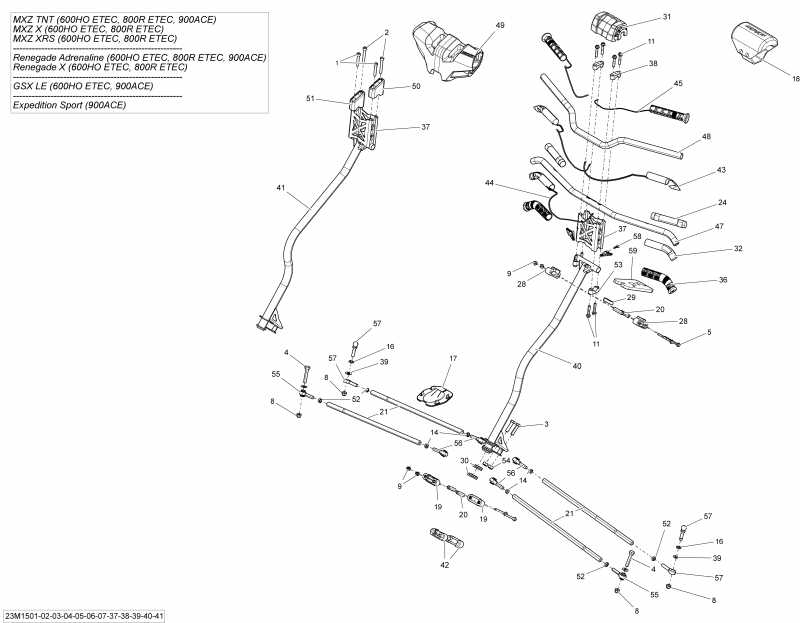 Skidoo ������ Renegade X 800RETEC, XS137, 2015 - 23m1507