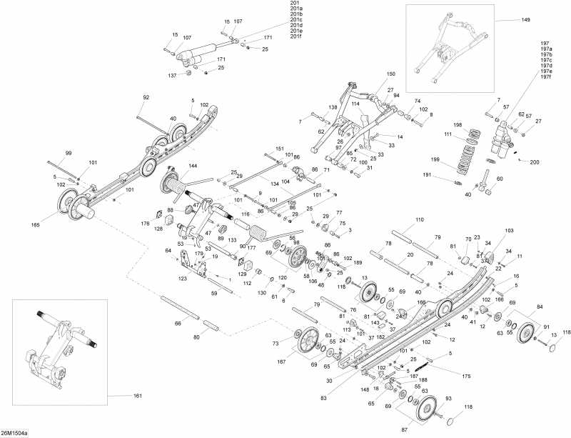  Skidoo Renegade XRS 800RETEC XS-RS137, 2015 - 26m1504a
