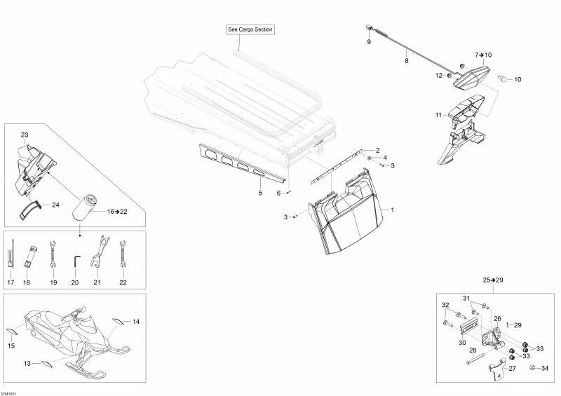 Skidoo  Skandic WT 900 ACE, 2015 - 37m1551