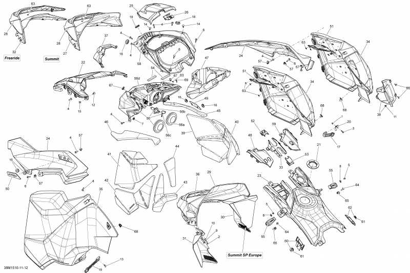 BRP ����������� Summit X 800RETEC XM-163, 2015 - 38m1511