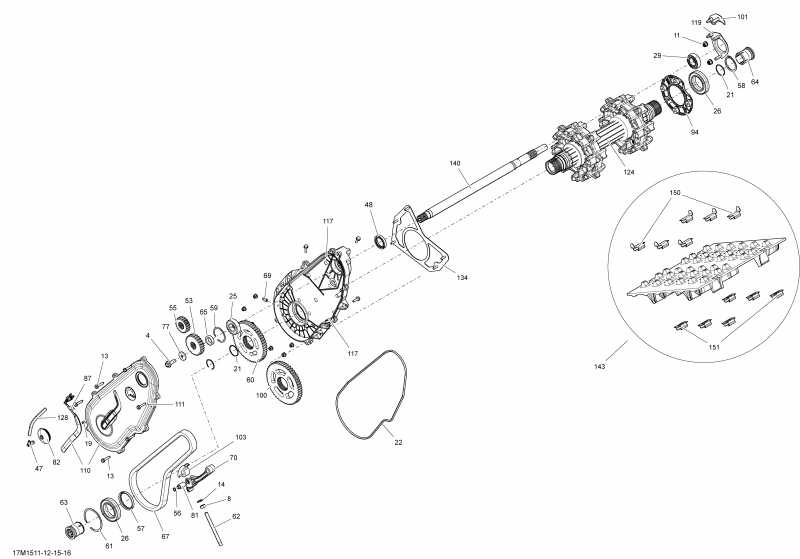  SKIDOO  Summit X 800RETEC XM T3-163, 2015 - 17m1511