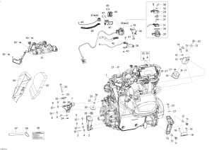 01-    Sport - 1200 4-tec (01- Engine And Engine Support - 1200 4-tec)