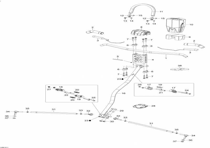 SkiDoo EXPEDITION - LE-SE 4-STROKE, 2016 ������ - Steering System