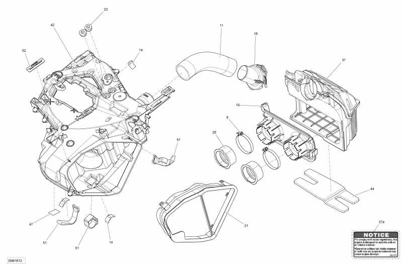  Ski-doo - Air Intake System