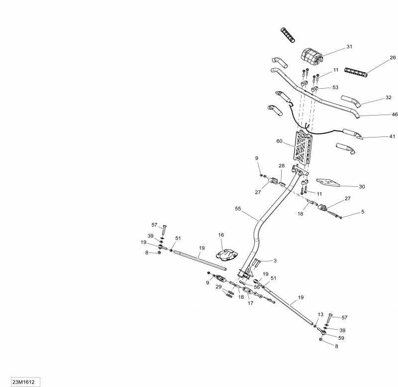 SKIDOO ����������� EXPEDITION - SPORT 2-STROKE, 2016 - Steering