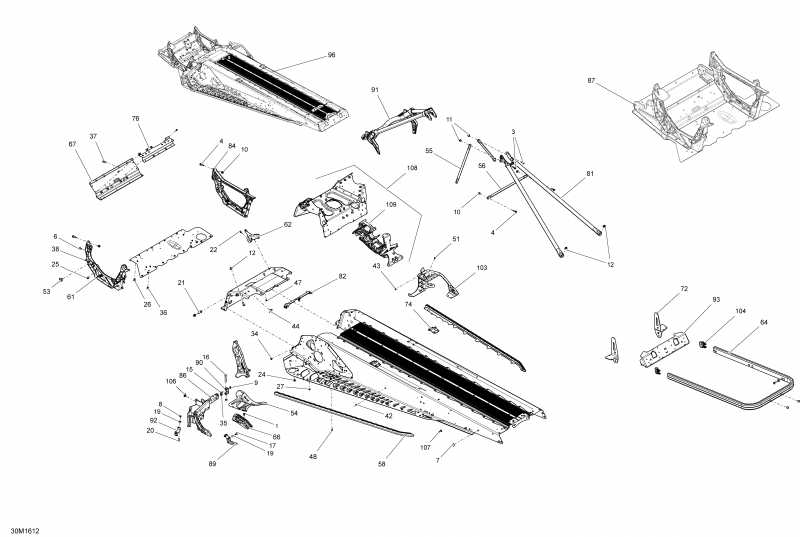 �������� ski-doo EXPEDITION - SPORT 2-STROKE, 2016 ������ - Frame