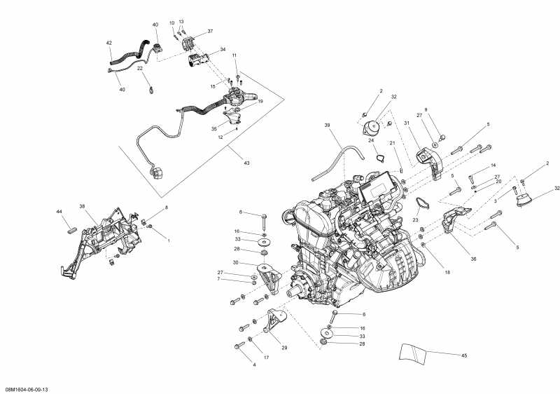  SKIDOO EXPEDITION - SPORT 4-STROKE, 2016 - Engine 900 Ace