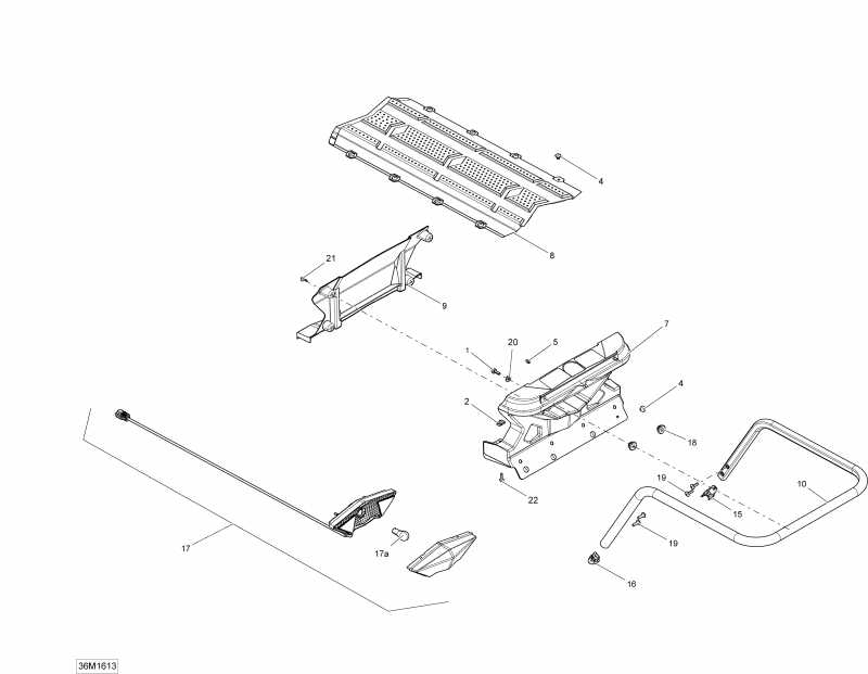  SkiDoo EXPEDITION - SPORT 4-STROKE, 2016  - Luggage Rack