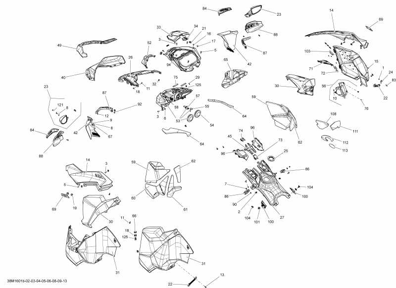  BRP SkiDoo FREERIDE, 2016  - Hood