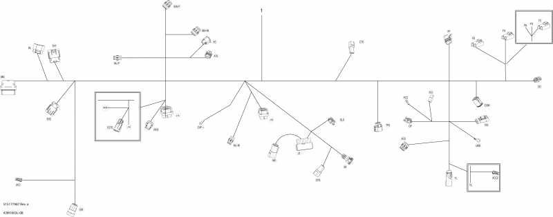 Ski-doo ������ GRAND TOURING - 2-STROKE, 2016 - Electrical Harness