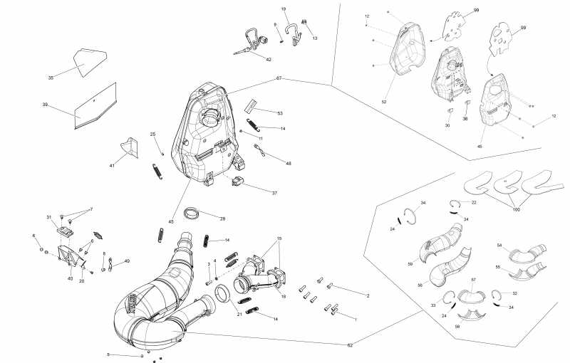 �������� Skidoo - Exhaust System All Models