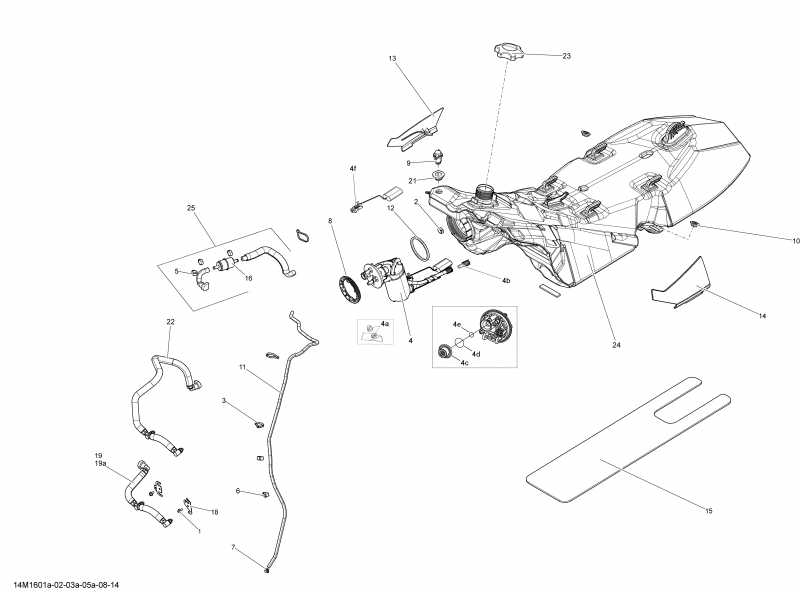   MXZ - 2-STROKE, 2016 - Fuel System Except Package Sport