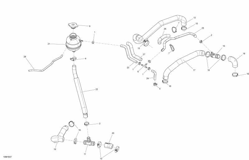  ski-doo MXZ 600 RS, 2016 - Cooling System