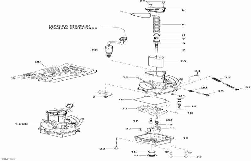 Ski Doo MXZ 600 RS, 2016 - Carburetor