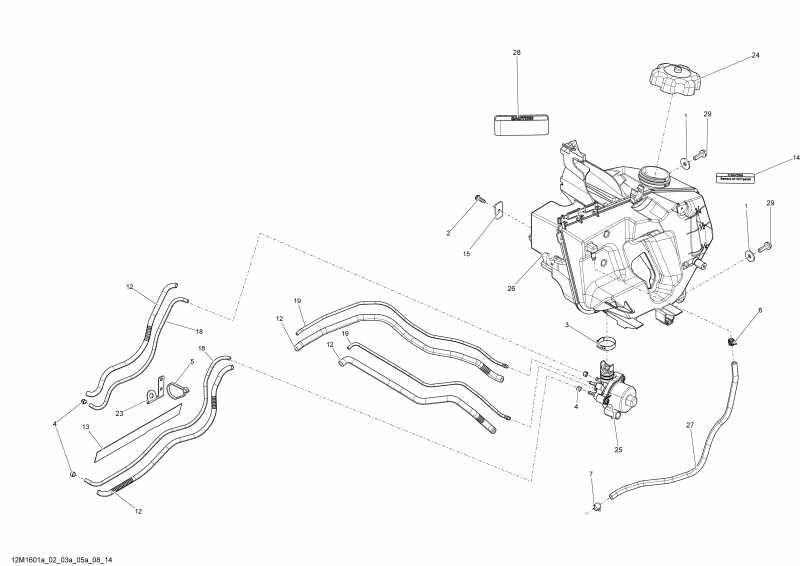 �������� Skidoo - Oil System 600ho-800r E-tec
