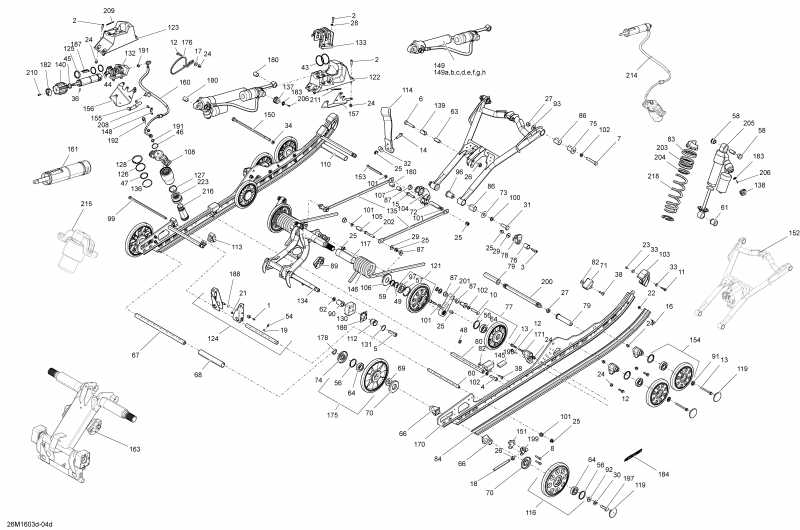  BRP SkiDoo RENEGADE - 2-STROKE, 2016  - Rear Suspension Package X