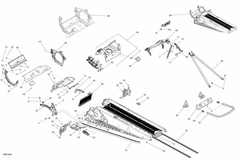 Ski-doo RENEGADE - 4-STROKE, 2016 - Frame 600-900 Ace