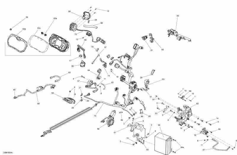 Ski Doo - Electrical System 1200 4-tec, Package Enduro