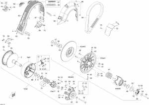 05-  System - 600 E-tec (05- Pulley System - 600 E-tec)