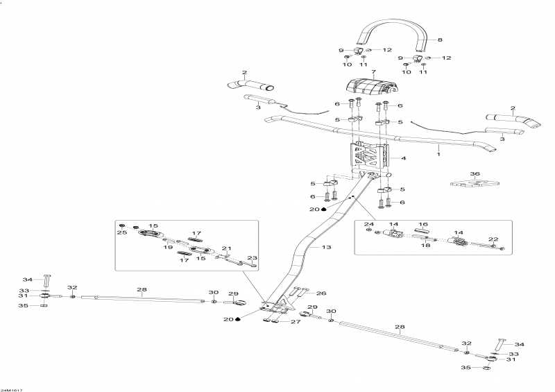  BRP  SKANDIC - 2-STROKE, 2016 - Steering System