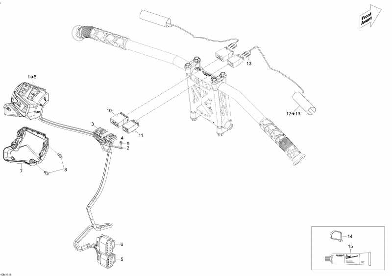  Skidoo - Steering Wiring Harness